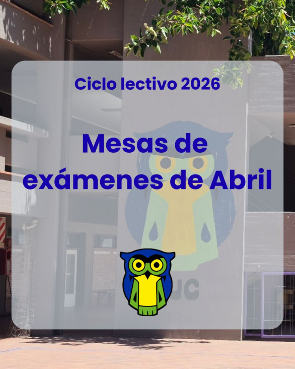 imagen Mesas de exámenes de abril para completar estudios