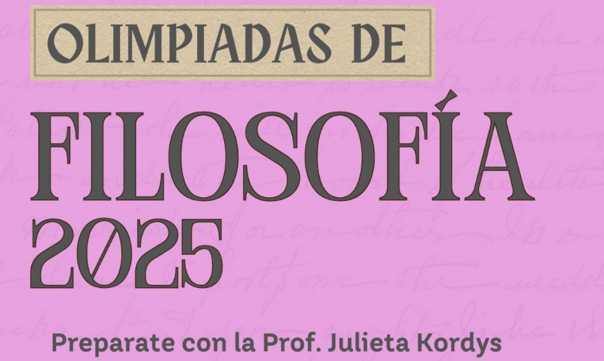 imagen Convocatoria a las Olimpíadas de Filosofía
