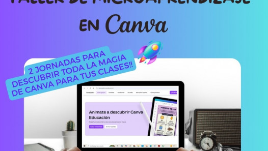 imagen Capacitación docente: creación de recursos educativos con IA y Canva