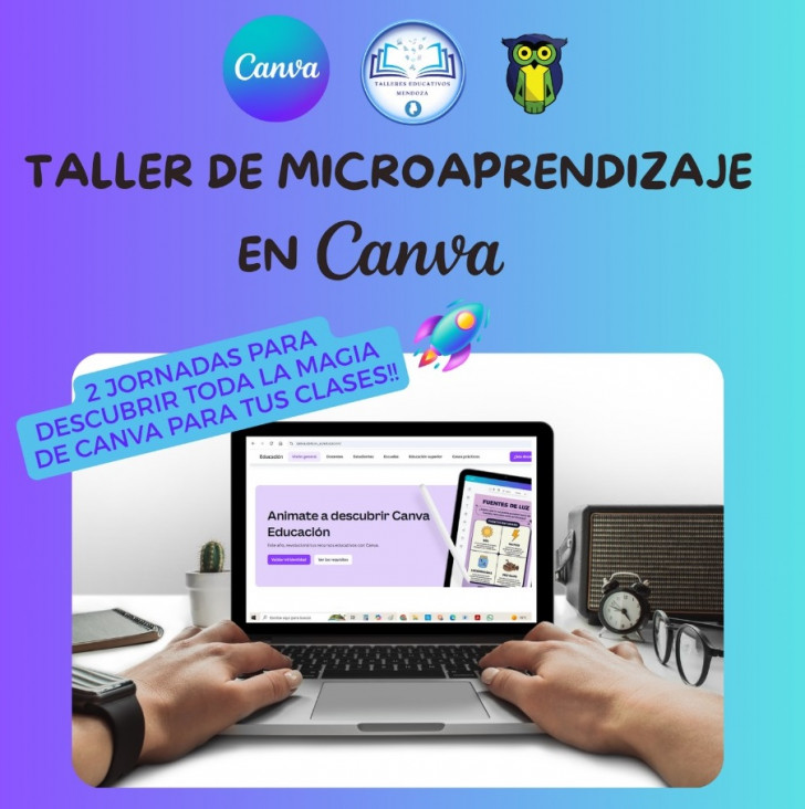 imagen Capacitación docente: creación de recursos educativos con IA y Canva