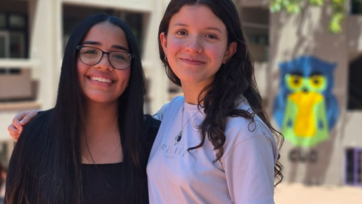 imagen Paulina y Emilia son las nuevas abanderadas del CUC