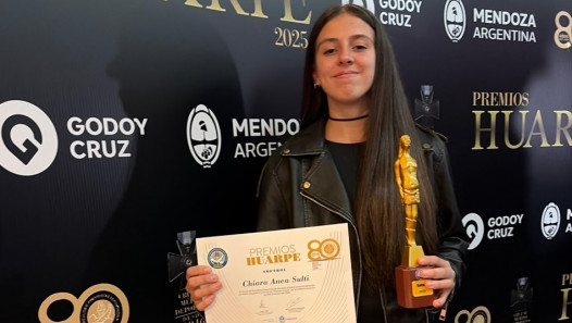 imagen Orgullo para el CUC: Chiara Anea Sulti fue galardonada con el Premio Huarpe