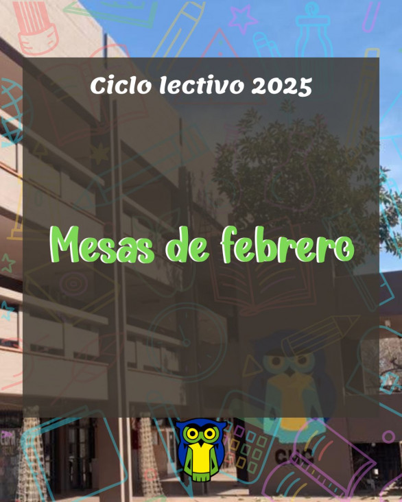 imagen Cronograma e inscripciones a las mesas de febrero