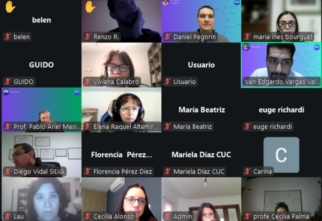 imagen Docentes de la UNCuyo participaron en un taller de diseño educativo digital en el CUC