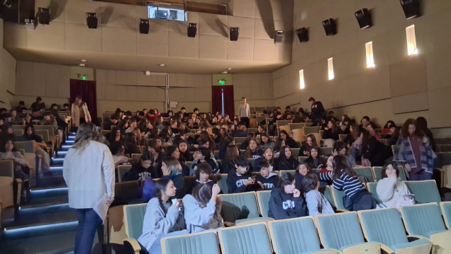 imagen Estudiantes de 1° año disfrutaron de la película "La Odisea"