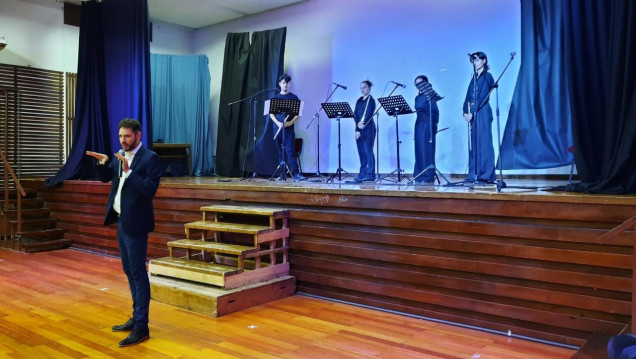 imagen Se realizó un mini concierto de flautas en el CUC