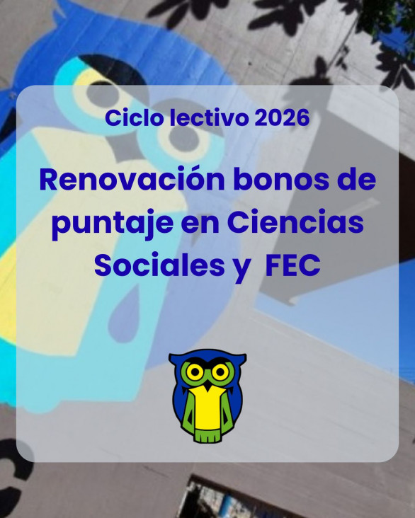 imagen Convocan a renovar bonos de puntaje para escuelas de la UNCuyo en Ciencias Sociales y en Formación Ética y Ciudadana