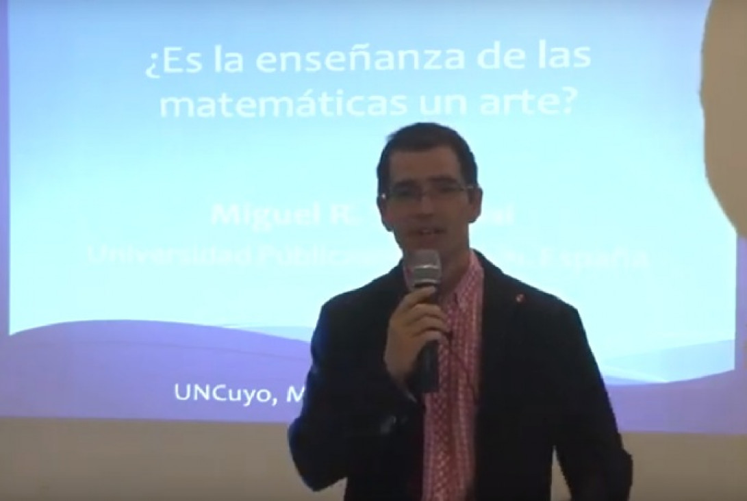 imagen Video: "¿Es la enseñanza de las matemáticas un arte?" por el Doctor Miguel R. Wilhelmi