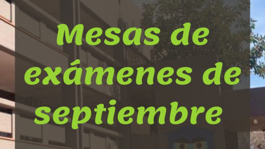 imagen Mesas de exámenes de setiembre