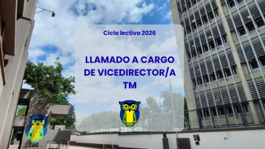 imagen  LLAMADO A CARGO DE VICEDIRECTOR/A TM