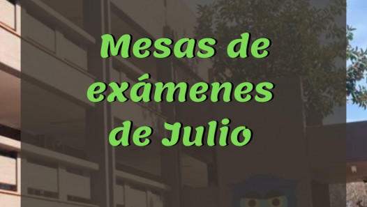 imagen Mesas de exámenes de julio