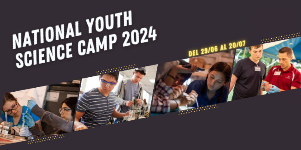 imagen Convocatoria de EEUU: Campamento Nacional de Ciencias para Jóvenes 2024  