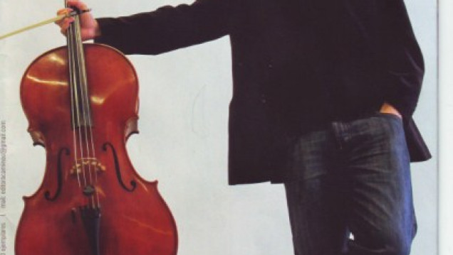 imagen Juan Sebastián Delgado y su violonchello