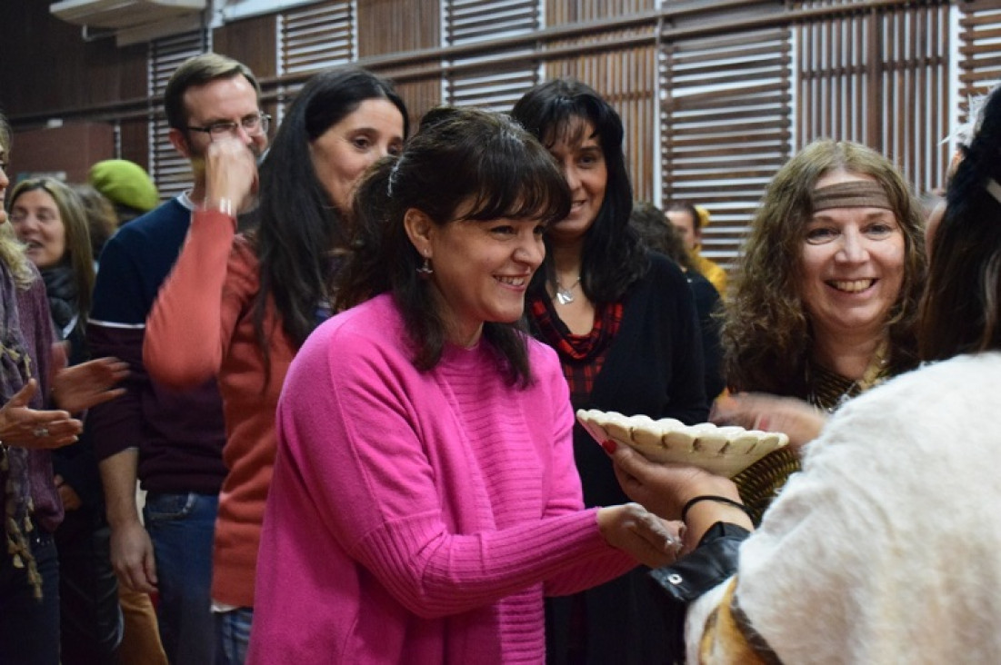 imagen Un acto de amor: Se realizó el bautismo para docentes y no docentes del CUC