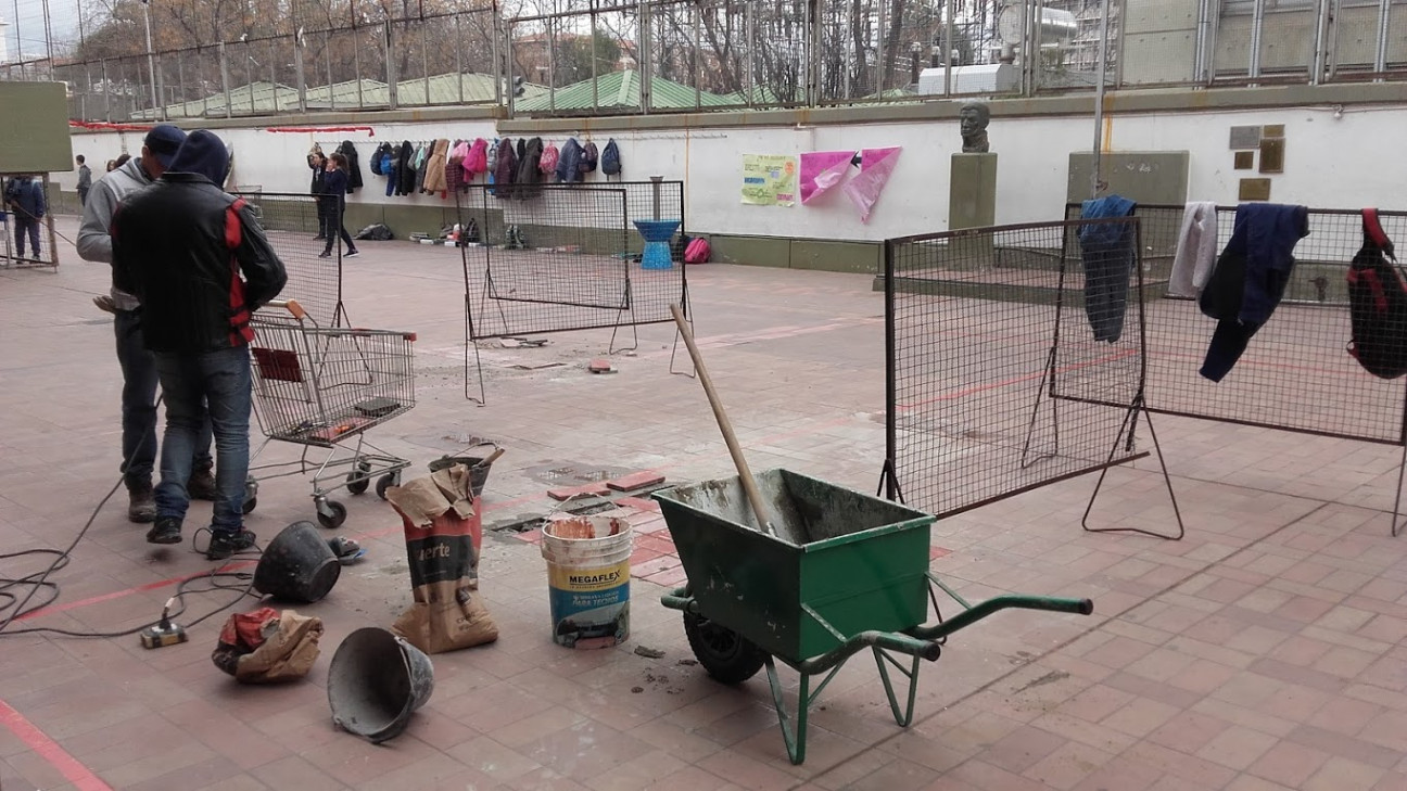 imagen Finalizaron las obras en la cancha de voley