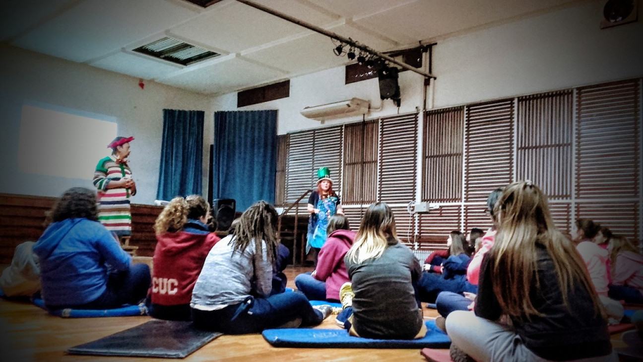 imagen Sana Sana Clown brindó un taller en el colegio